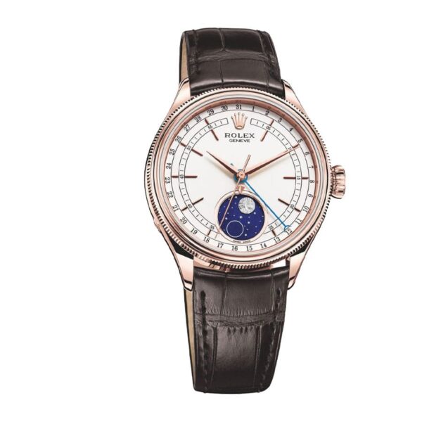 Rolex Cellini Moonphase White Dial New 50535-0002 Replica - Image 3