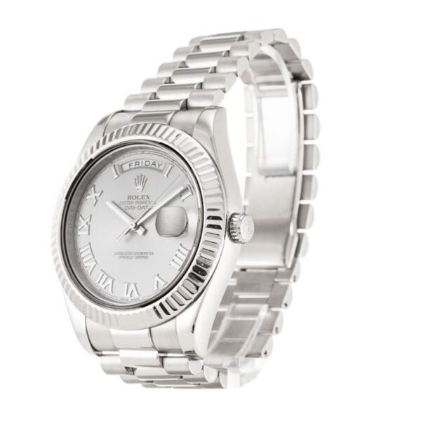 Rolex Day-Date 218239-0041 V6 White Roman Dial Replica - Image 2