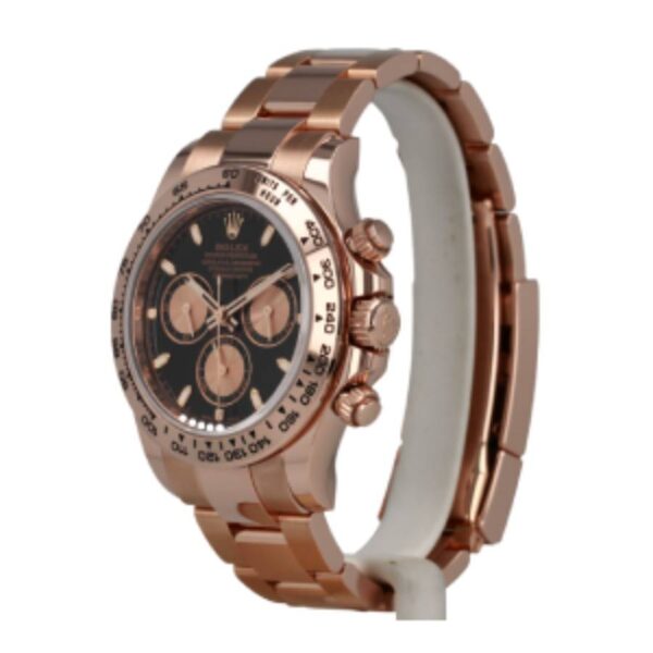Rolex Daytona Cosmograph 116505 Everose Gold Black Dial Replica - Image 2