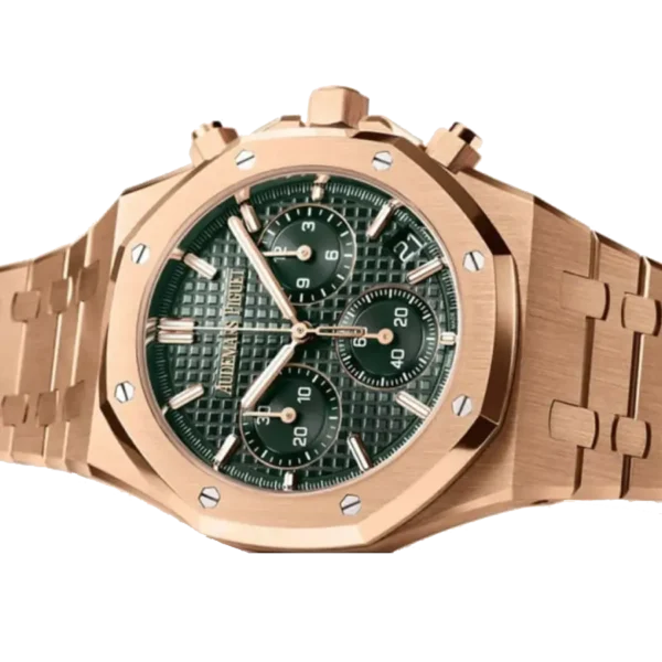 35-1.webp Audemars Piguet Royal Oak 26240OR.OO.1320OR.04 Rose Gold Green Dial