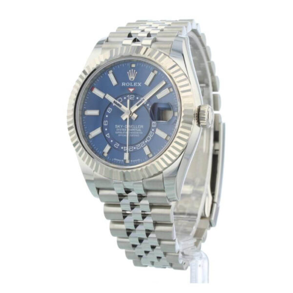 Rolex-Sky-Dweller-2.jpg Rolex Sky-Dweller Blue Dial Stainless Steel 336934 Jubilee Replica
