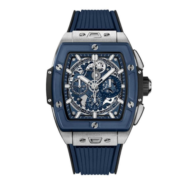 Spirit-of-Big-Bang-Titanium-Blue-Ceramic-42-mm-soldier-shot-1.jpg Hublot Titanium Blue Ceramic 642.NL.7170.RX Replica