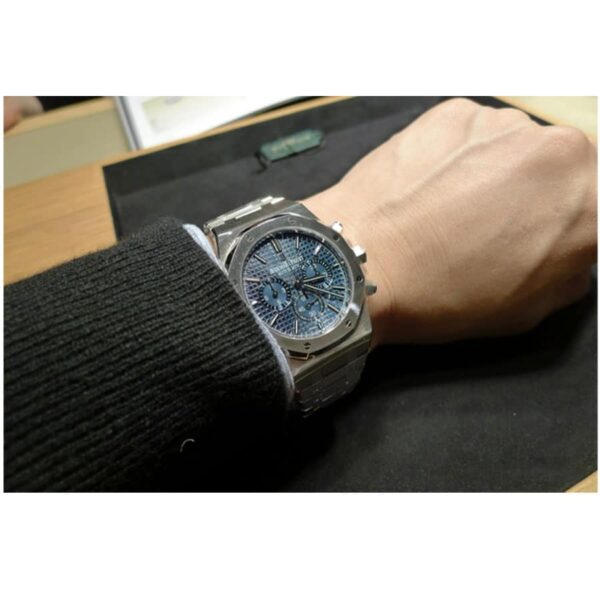 audemars-piguet-royal-oak-41mm-blue-dial-replica1.jpg AP Blue Dial Replica