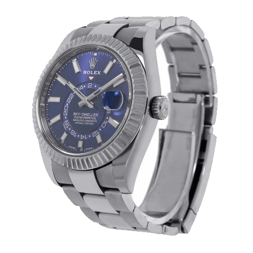 dsfdsfs.png Rolex Sky-Dweller Blue Dial Stainless Steel 326934-0003 Oyster Replica