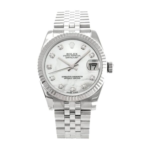 rolex-datejust-31mm-178274-steel-white-gold-automatic-mother-pearl-diamond-dial.jpg Rolex 178240 Replica