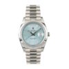rolex-day-date-ice-blue-228206-replica.jpg Rolex Day Date Ice Blue Baguette Dial Platinum Presidential 228206 Replica