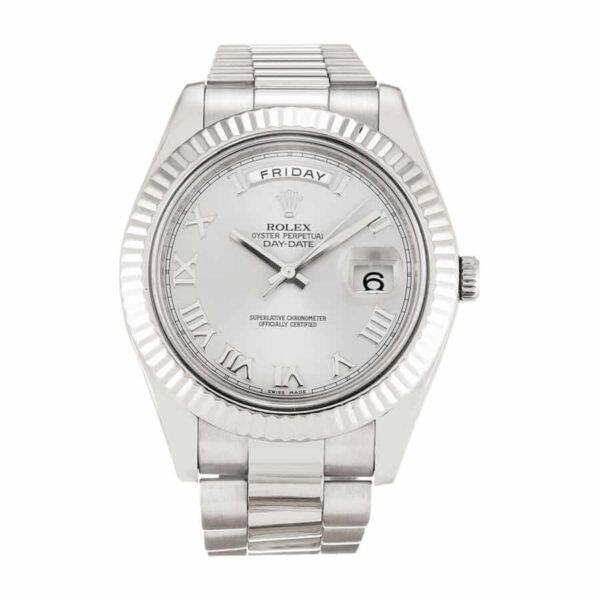 rolex-day-date-ii-218239-white-dial-replica.jpg Rolex Day-Date 218239-0041 V6 White Roman Dial Replica