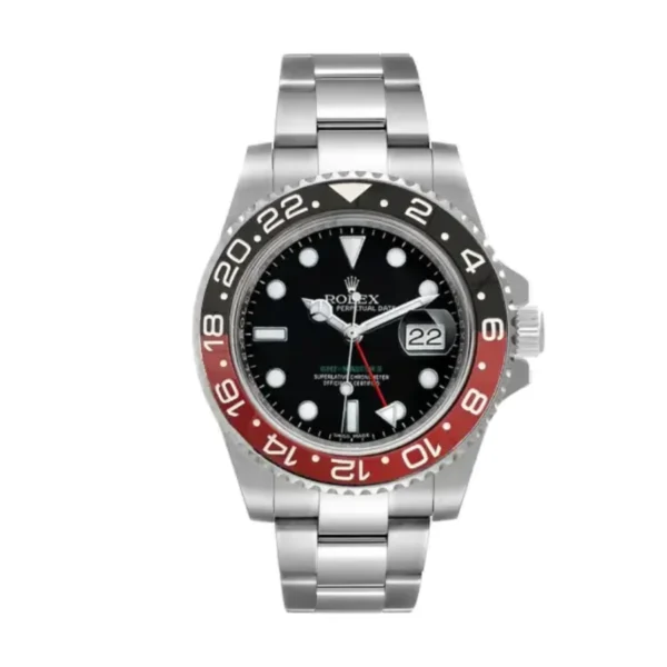 rolex-gmt-master-ii-red-black-dial-coke-16710-1.webp The Rolex GMT-Master II Red Black Dial Coke 16710 Replica
